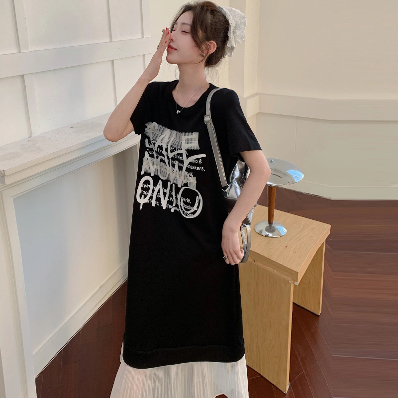 新しい 2026 夏の女性の T シャツドレスルーズ韓国スタ - Korean Style A Line Shirt Dress のレビューと価格