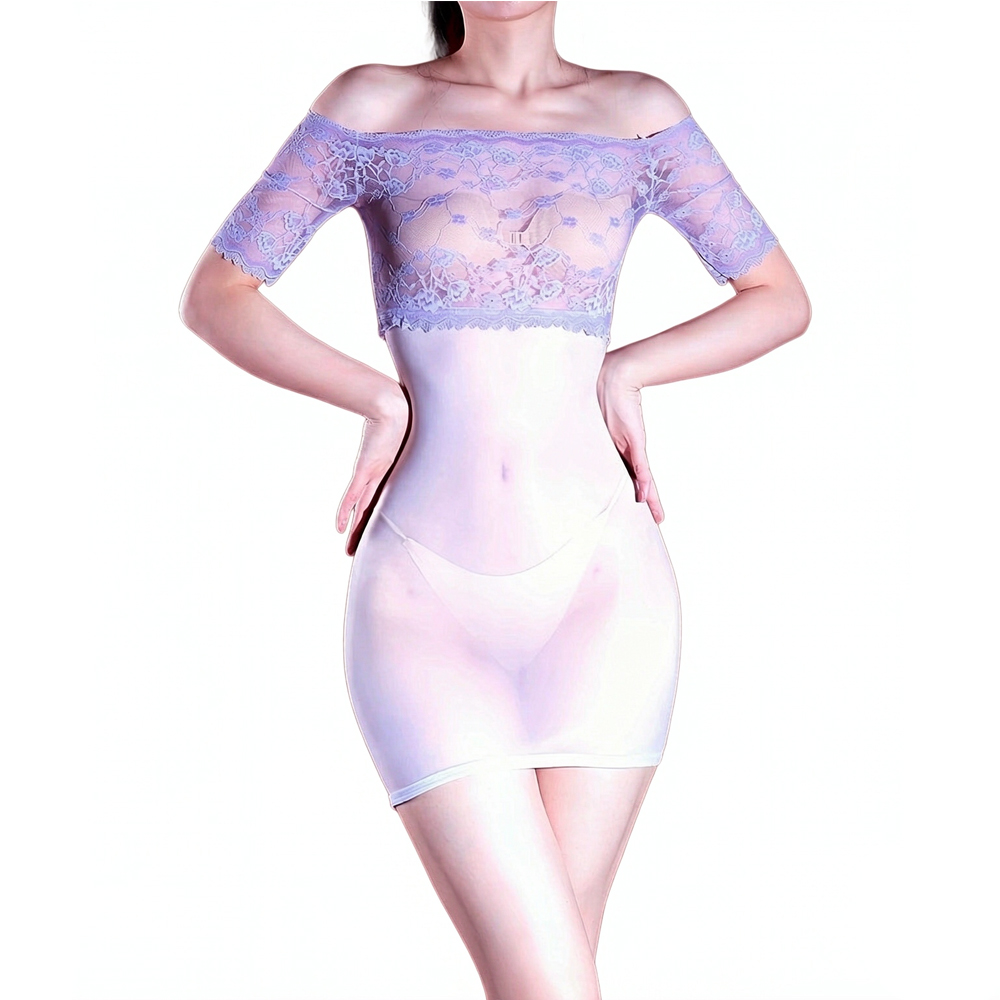 女性用5D薄手シースルーシームレスパッケージヒップミニドレス - Sexy Mesh Sheer Bodycon Dress のレビューと価格