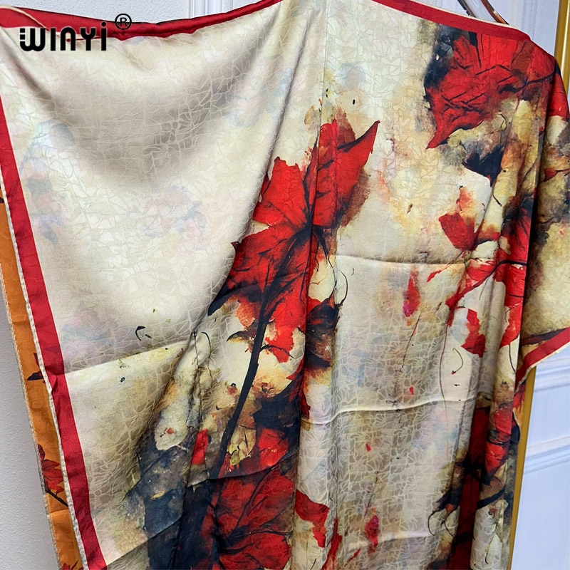 Winyi-女性の自由奔放に生きるプリントのエレガントなビー - Boho Summer Beach Maxi Dress のレビューと価格