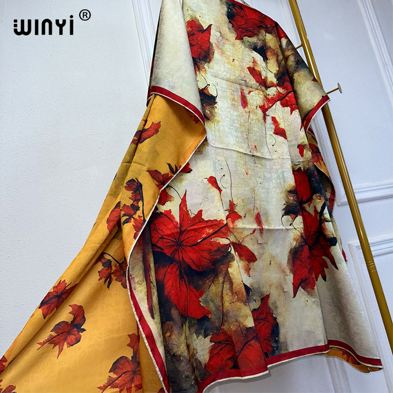 Winyi-女性の自由奔放に生きるプリントのエレガントなビー - Boho Summer Beach Maxi Dress のレビューと価格