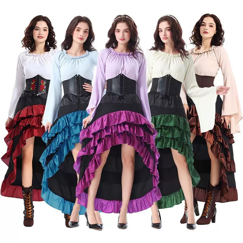 おしゃれなハロウィン風、前短め・後ろ長めのロマンティックなロ - Skirts のレビューと価格